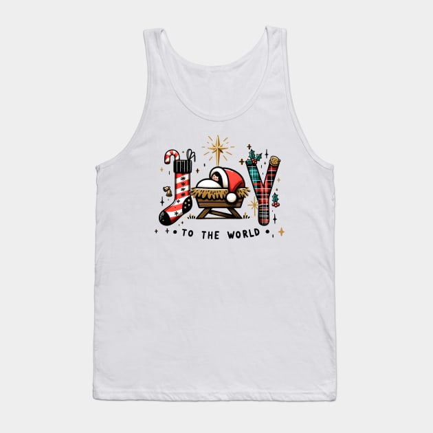 Joy to the world Tank Top by MZeeDesigns